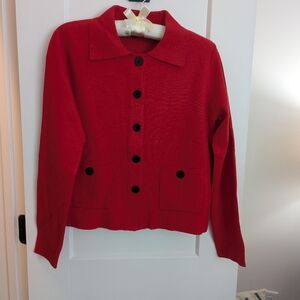 Faith & Zoe Bold Red Sweater. NWOT.